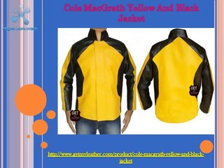 Cole MacGrath Yellow And Black Jacket