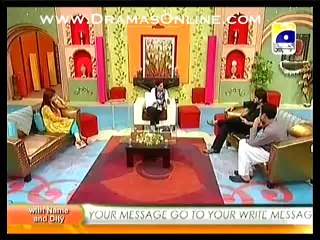 Shaista Lodhi, Amber, Agha Siraj and Shahood Alvi sharing their first crush, and agha siraj telling a funny story