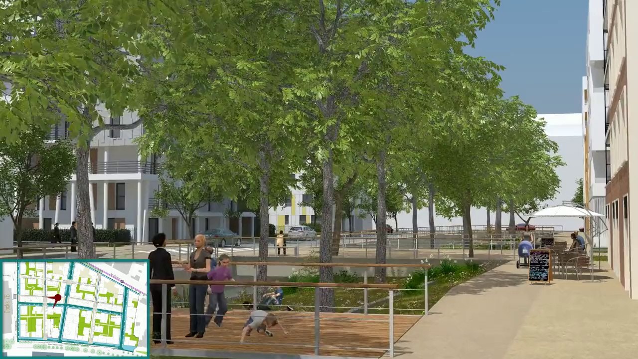 Présentation du futur quartier Luciline à Rouen