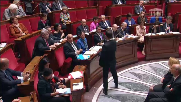 [ARCHIVE] Rythmes scolaires : réponse de Benoît Hamon au député Franck Reynier lors des questions au Gouvernement à l'Assemblée nationale, le 7 mai 2014
