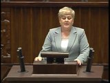 Poseł Małgorzata Pępek - Wystąpienie z dnia 07 maja 2014 roku.