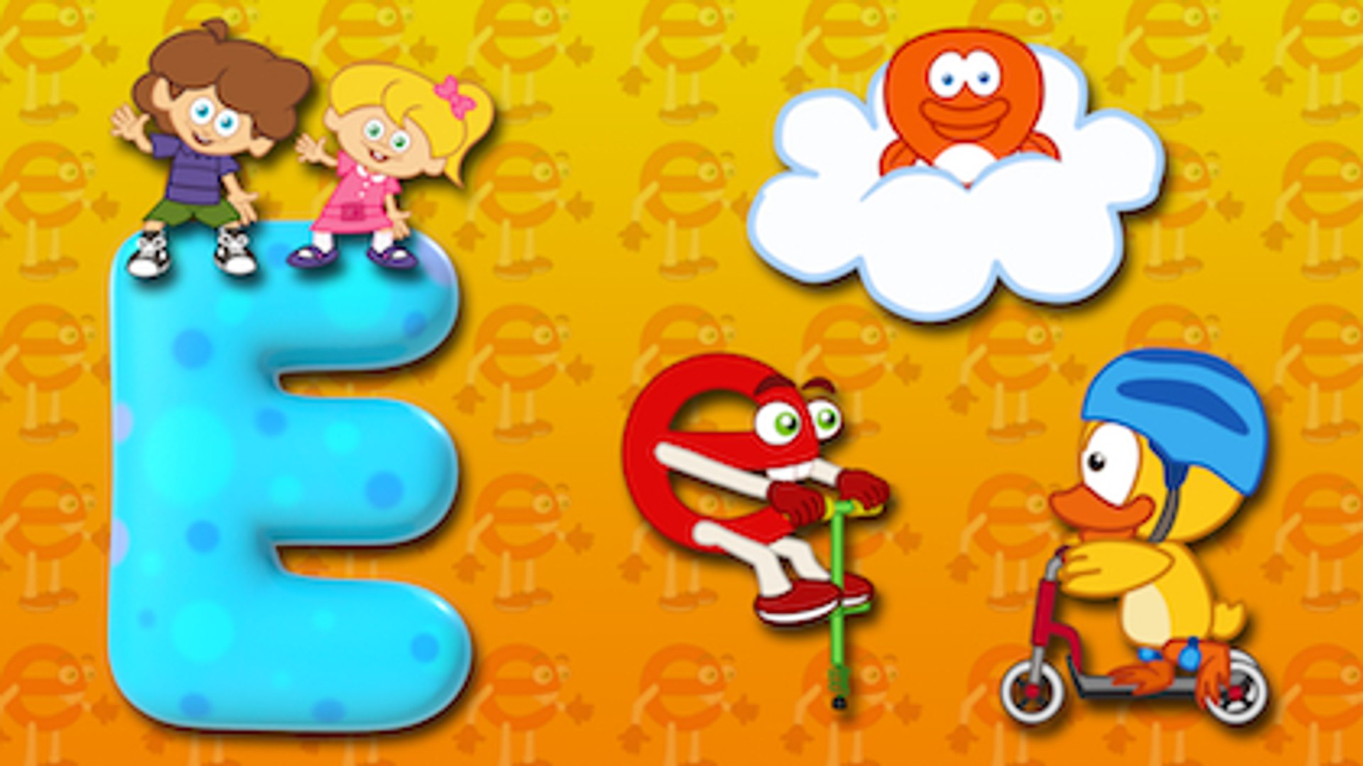 E Harfi - ABC Alfabe SEVİMLİ DOSTLAR Çocuk Şarkıları (Türkçe Çizgi Film -  Klip)