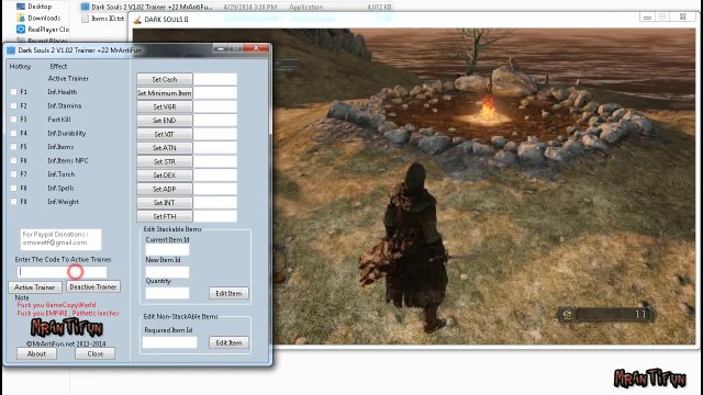 Dark Souls 2 Trainer V1.02 +22