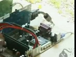 Explosion d'un Processeur AMD Duron