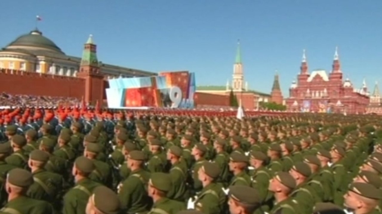 Russia shows its military might in Victory Day march in Moscow