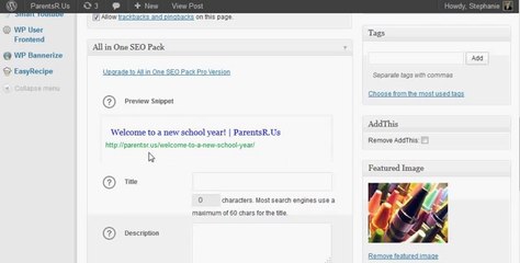 All In One Seo Pack Plugin Tutorial