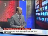 Birlik Haber-Sen Genel başkanı Gürbüz İnaltekin TV 5'te M. Kadir Öztürk'ün Sorularını yanıtladı