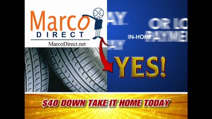 Only $40 Down for Brand New Wheels and Tires