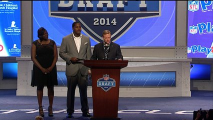 Shon Coleman reflects on reading Ram's first round draft selection