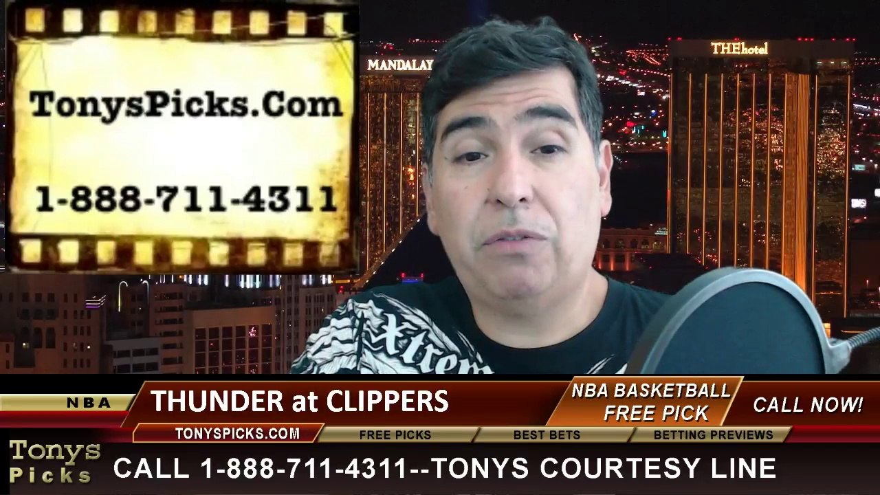 NBA Playoff Odds Game 3 LA Clippers vs. Oklahoma City Thunder Pick Prediction Preview 5-9-2014