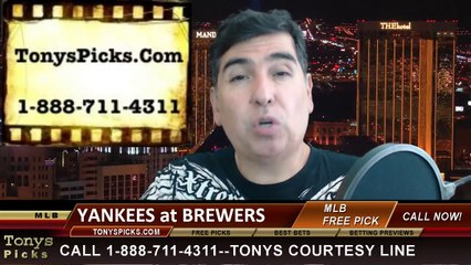 Milwaukee Brewers vs. New York Yankees Pick Prediction MLB Odds Preview 5-9-2014