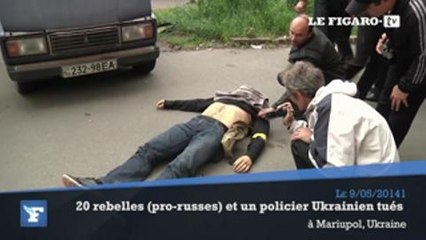 Ukraine : violents affrontements à Marioupol entre pro-russes et forces de l'ordre