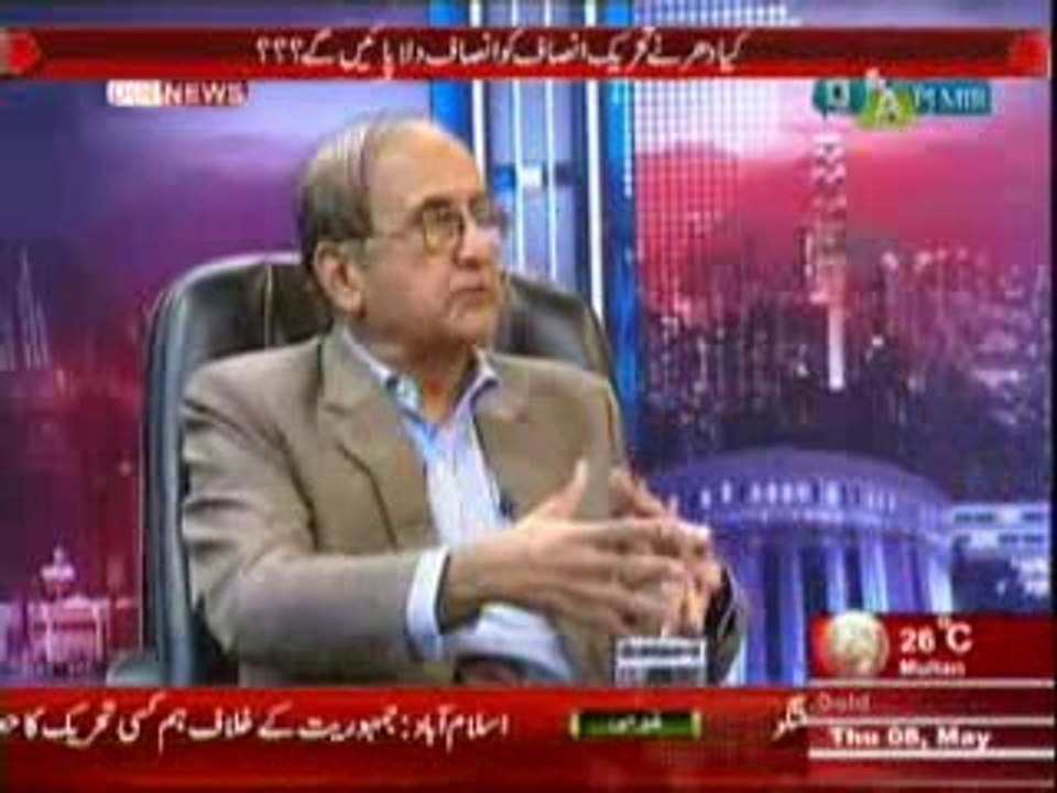 Q & A with PJ Mir (Kya Dharne Tehreek e Insaf Ko Insaf Dalwa Paye Ge --) 8th May 2014