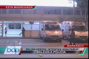 Delincuentes balearon a policía tras intentar robarle su auto en Barranco