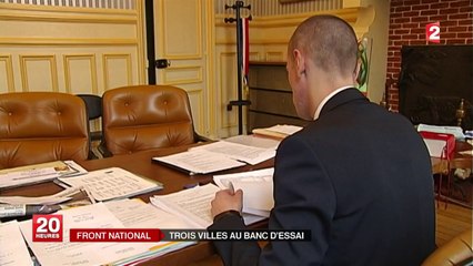 Les premiers pas du FN dans les communes gagnées aux municipales