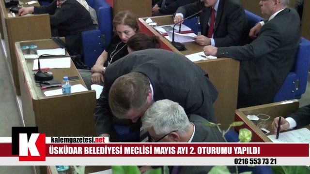 Üsküdar Belediye Meclisi Mayıs Ayı 2. Oturumu