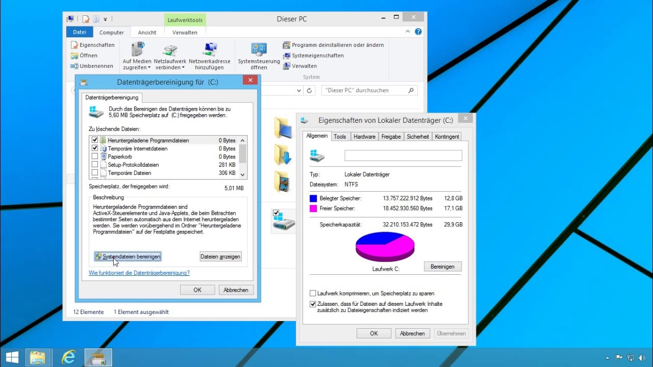 Windows Updates und Protokolldateien bereinigen