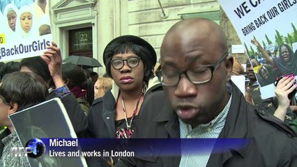 Nigerians in London call for return of kidnapped girls