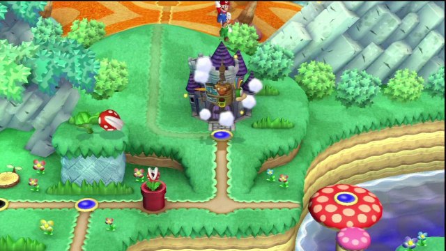 New Super Mario Bros. U - Plaine du Grand Chêne - 1-Château : Château Tremblotte de Lemmy