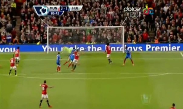 Clip bàn thắng nâng tỉ số lên 3-1 của van Persie MU - Hull City
