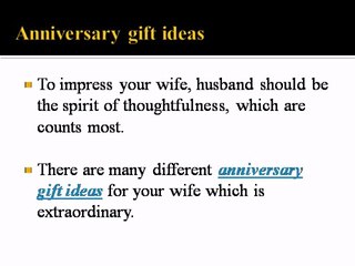 First wedding anniversary gift ideas