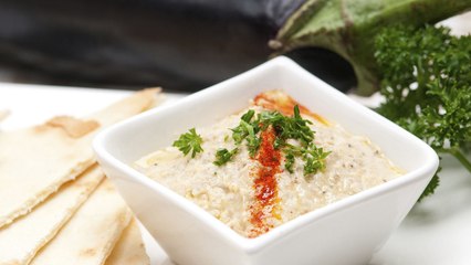 How to roast eggplant and make baba ghanouj