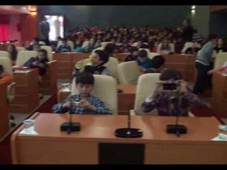 MİNİKLERDEN İGM BAŞKANI'NA ZİYARET