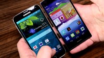 Huawei Ascend P7 vs. Samsung Galaxy S5 & HTC One M8 quick comparison