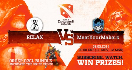 MyM vs Relax game 2 @ D2CL Season 3 (Russian)