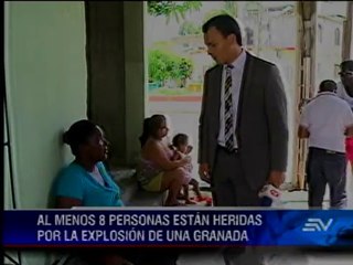 Seguimiento explosión granada