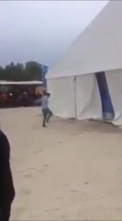 Drunk guy dancing with style... He can't walk but he can dance!