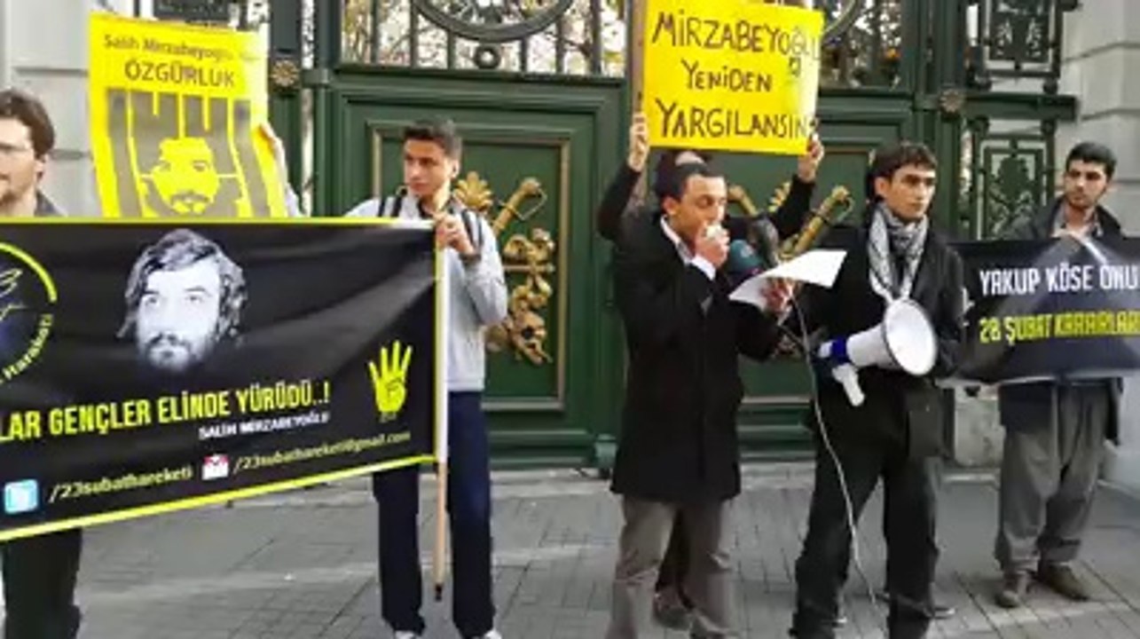 İstanbul Yakup Köseye Adalet ve 28 Şubat Kararları Basın Açıklaması