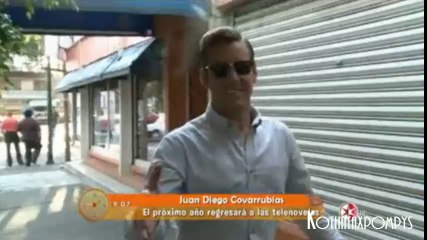 Juan Diego Covarrubias con planes de boda
