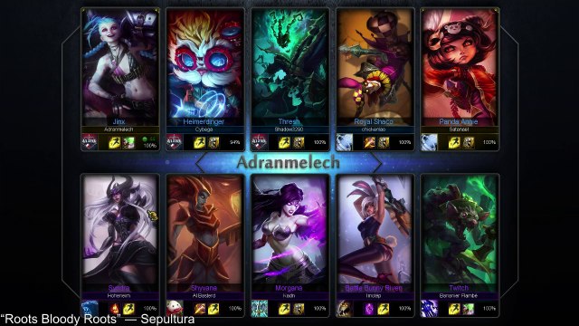 Replay League of Legends - Vendredi 9 Mai 2014