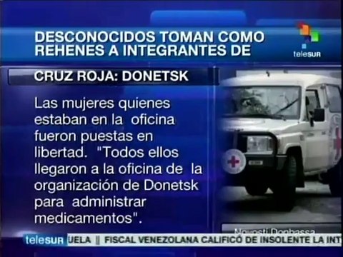Desconocidos habrían tomado de rehenes a integrantes de Cruz Roja Kiev