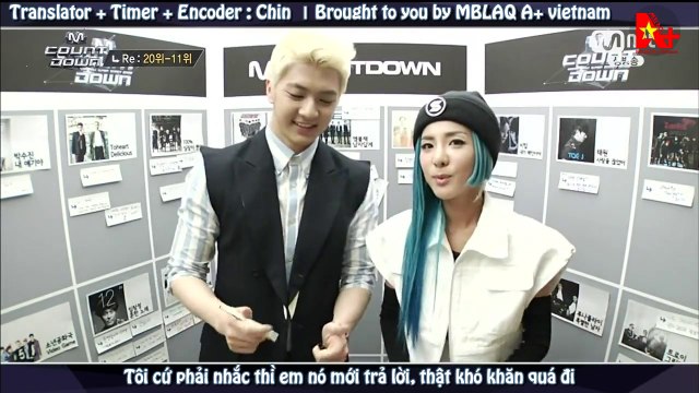 [Vietsub] 140508 MCD Cut 2NE1 DARA & MBLAQ Thunder [AplusVNTeam]
