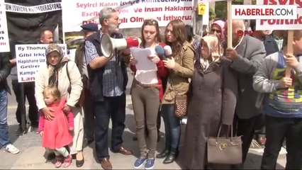 İsviçre'de Tutuklu Bulunan Babaları İçin Elçilik Önüne Siyah Çelenk Bırakıp, Başbakan'dan Yardım...