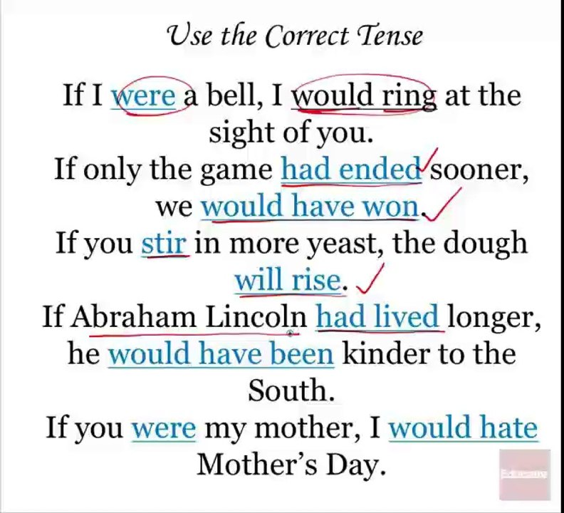 2.5 - Conditional Tenses & Subjunctive mood