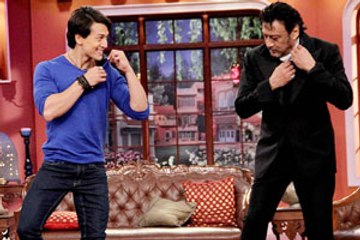 Face off: Tiger Shroff vs Jackie Shroff!