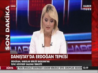Erdoğan salonu terk etti FM HABER