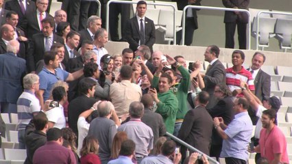 Brazil President puts on brave face