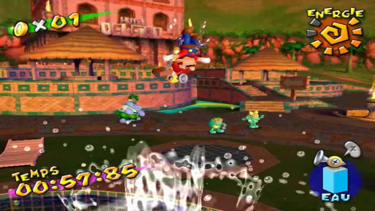 Super Mario Sunshine - Plage Sirena - Épisode 6 : Nettoyage de printemps à Sirena