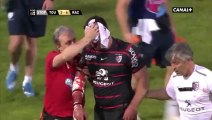 Grosse Blessure à la tête pendant un match de Rugby : florian fritz K.O!