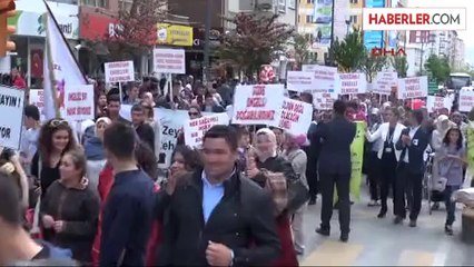 Sivas'ta Engelliler Haftası Yürüyüşü