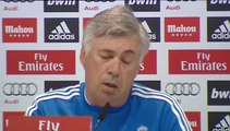 El entrenador del Real Madrid afirma que su equipo no está pensando en la Liga de Campeones