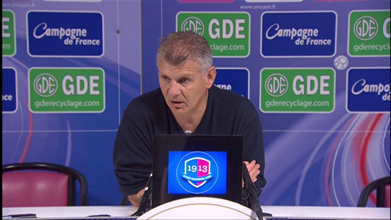 Conférence de presse SM Caen - Tours FC (1-3) : Patrice GARANDE (SMC) - Olivier PANTALONI (TOURS) - 2013/2014