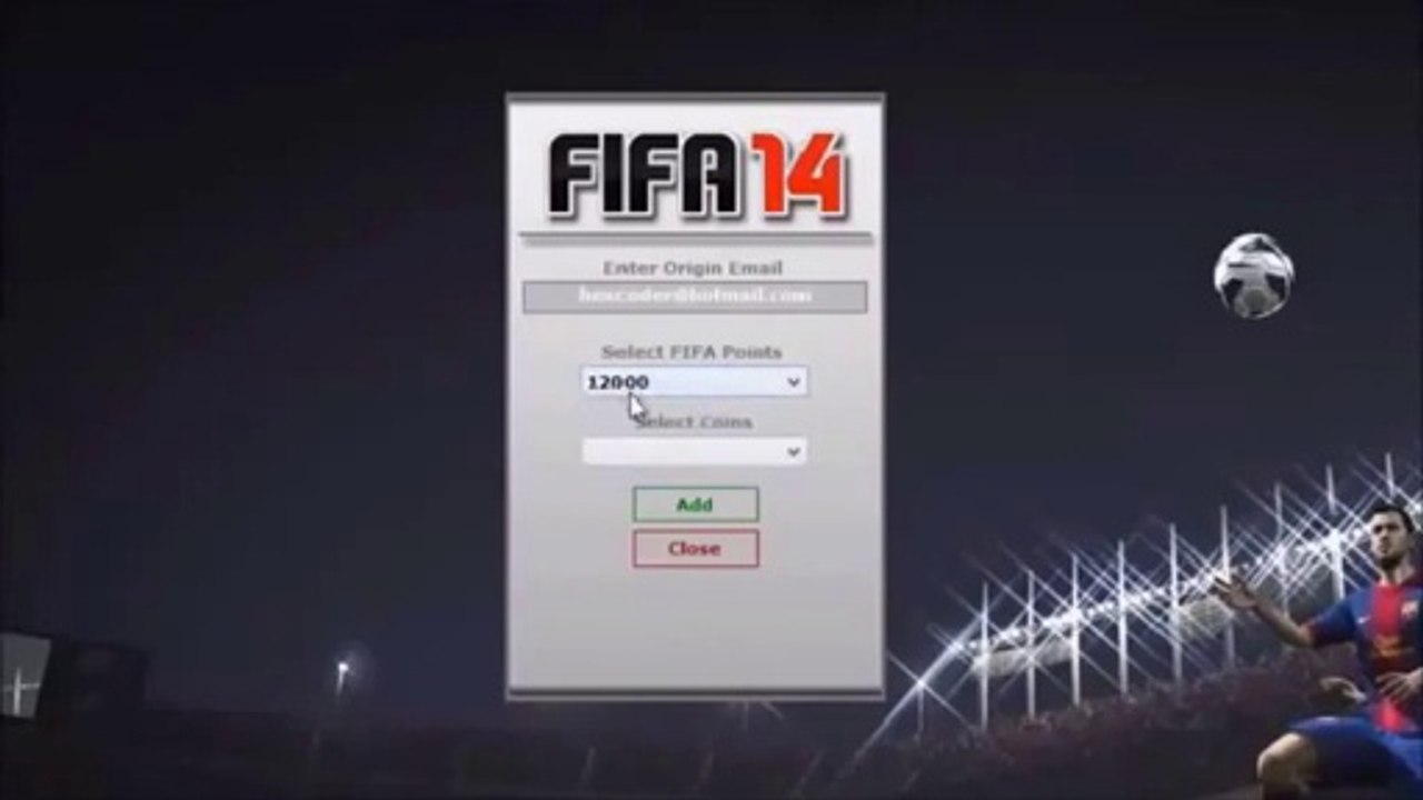 FIFA 14 Ultimate Team Coins Hack PC , PS And XBOX WORKING