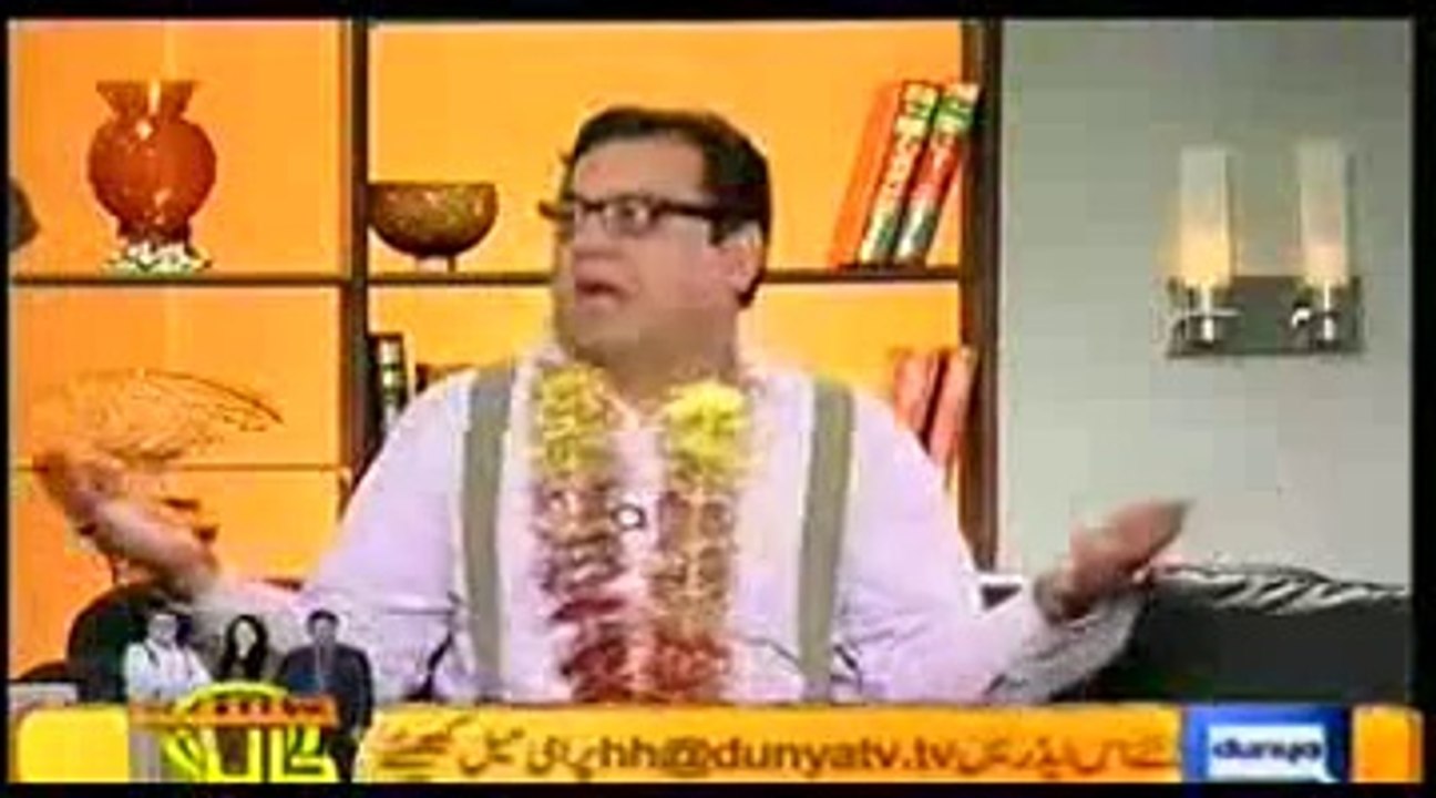 Hasb e Haal 26 January 2014,  Dunya News , azizi Hasb e Haal clip 5