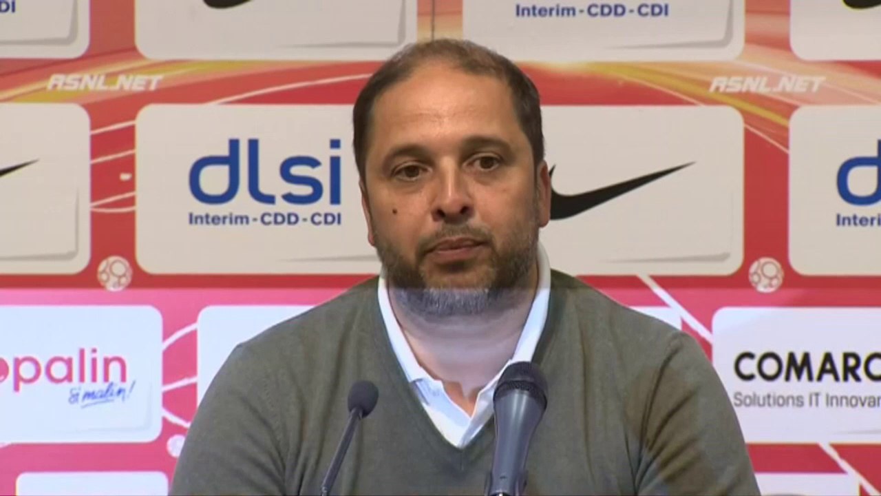 Conférence de presse AS Nancy-Lorraine - Angers SCO (3-1) : Pablo  CORREA (ASNL) - Stéphane MOULIN (SCO) - 2013/2014