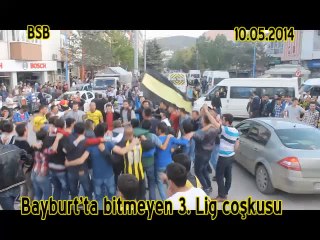 Bayburt'ta bitmeyen 3. lig coşkusu